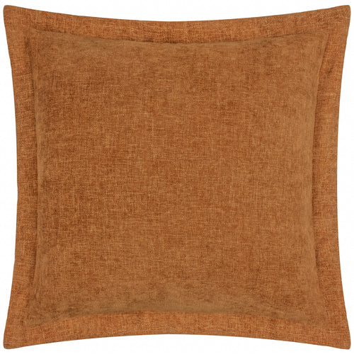 Plain Orange Cushions - Dune Chenille Cushion Cover Pecan Yard