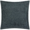 Plain Blue Cushions - Dune Chenille Cushion Cover Slate Yard