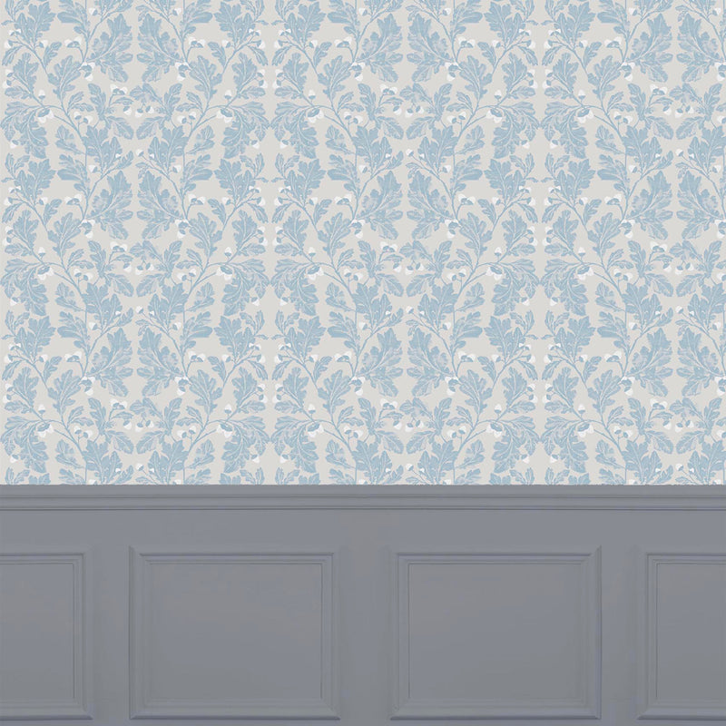 Voyage Maison Dunrobin 1.4m Wide Width Wallpaper in Duck Egg