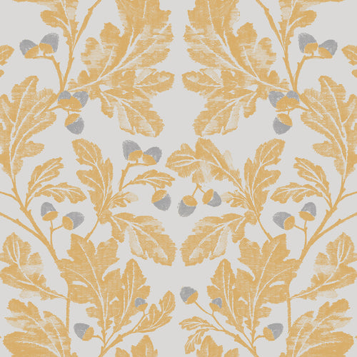 Voyage Maison Dunrobin 1.4m Wide Width Wallpaper in Mustard