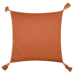 Geometric Orange Cushions - Durdle Embroidered Cushion Cover Ginger Yard