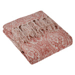 Durelle Printed Throw Coral