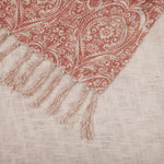 Durelle Printed Throw Coral