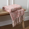 Durelle Printed Throw Coral