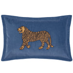 Voyage Maison Durga Embroidered Cushion Cover in Bluebell