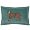 Voyage Maison Durga Embroidered Cushion Cover in Teal