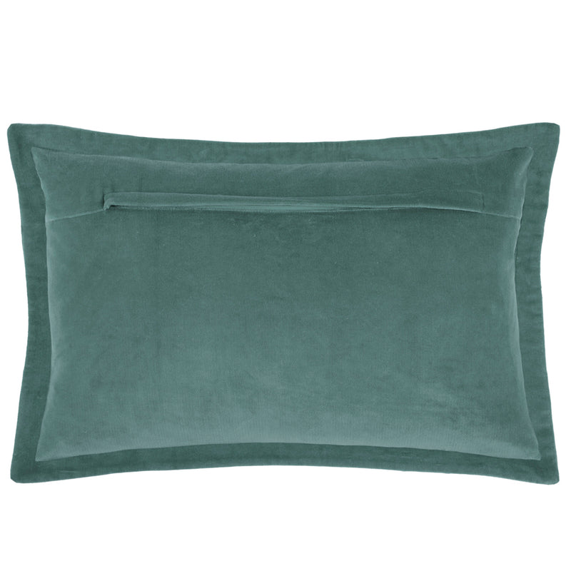 Voyage Maison Durga Embroidered Cushion Cover in Teal