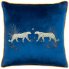 Wylder Dusk Leopard Cushion Cover in Navy