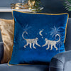 Wylder Dusk Monkey Cushion Cover in Navy