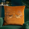 Wylder Dusk Monkey Cushion Cover in Rust