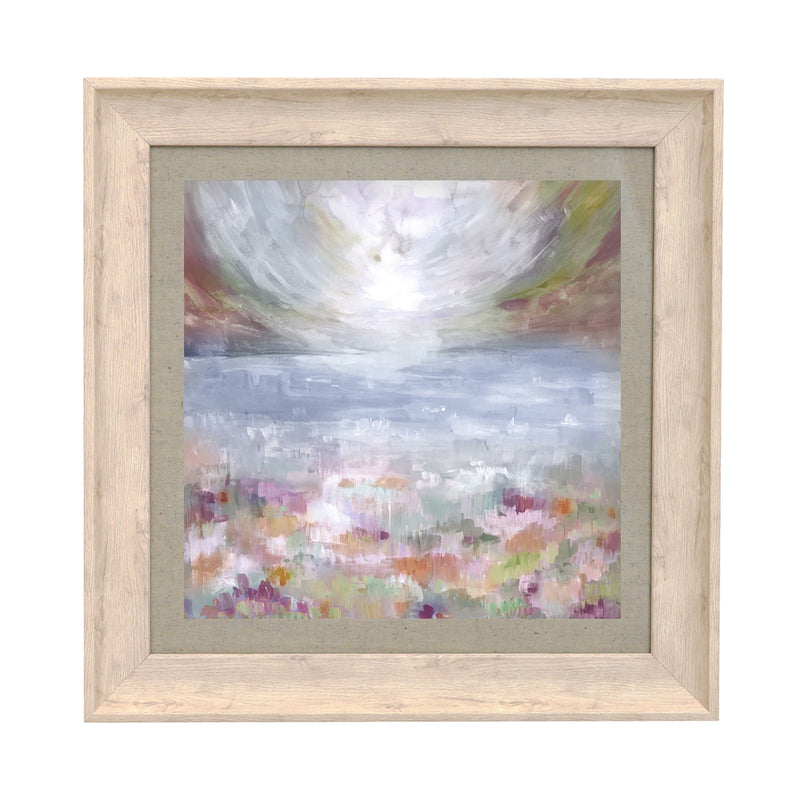 Floral Purple Wall Art - Dusky Isles  Framed Print Birch/Dusk Voyage Maison