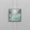 Abstract Blue Wall Art - Dusky Isles  Framed Canvas Stone Voyage Maison