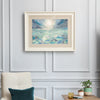 Floral Blue Wall Art - Dusky Isles  Framed Print Birch Voyage Maison