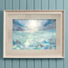 Floral Blue Wall Art - Dusky Isles  Framed Print Birch Voyage Maison