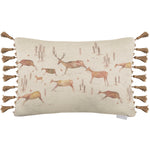 Animal Cream Cushions - Dyani Printed Cushion Cover Sand Voyage Maison