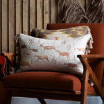 Animal Cream Cushions - Dyani Printed Cushion Cover Sand Voyage Maison