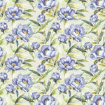 Voyage Maison Earnley Printed Cotton Fabric in Bluebell