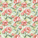 Voyage Maison Earnley Printed Cotton Fabric in Duck Egg