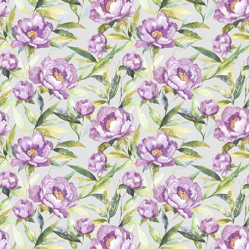 Voyage Maison Earnley Printed Cotton Fabric in Orchid