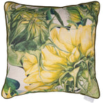 Floral Cream Cushions - Easton Printed Cushion Cover Linen Marie Burke