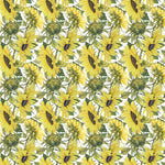 Marie Burke Easton Printed Cotton Fabric in Fern