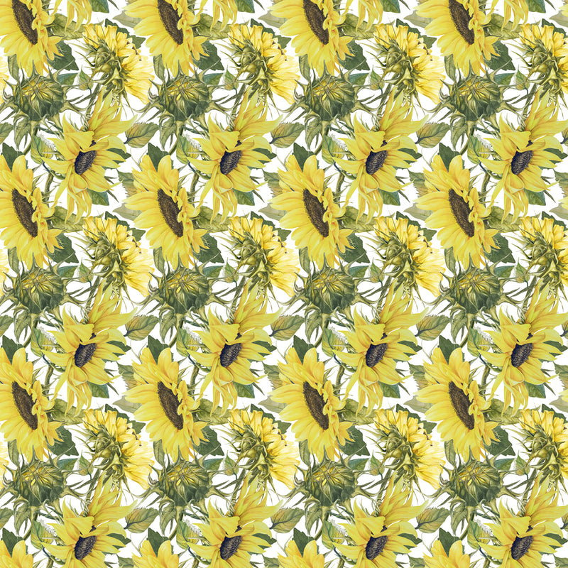 Marie Burke Easton Printed Cotton Fabric in Fern