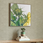 Voyage Maison Easton Fern Framed Canvas in Stone