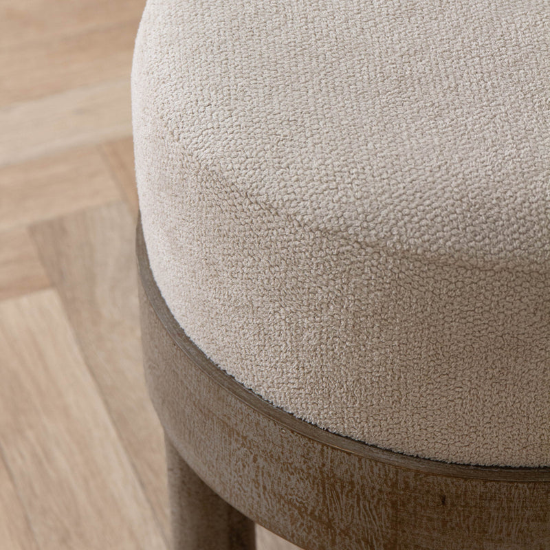 Ebbett Footstool Ecru