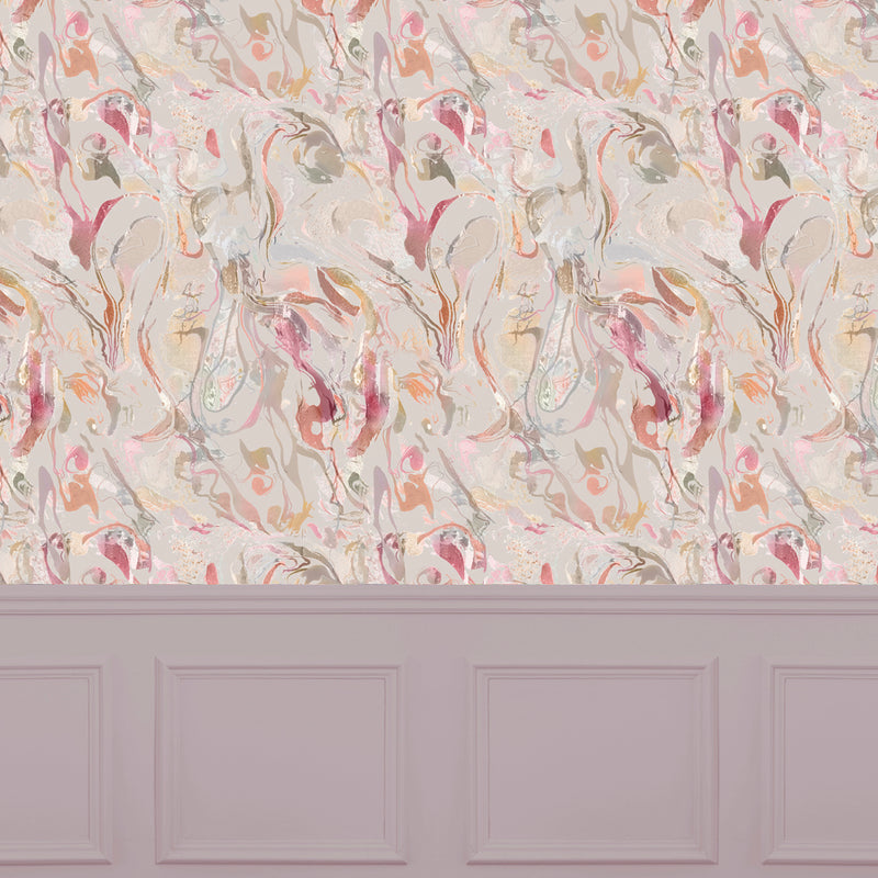 Voyage Maison Ebru 1.4m Wide Width Wallpaper in Sunset