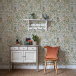  Wallpaper - Elysian Canopy  1.4m Wide Width Wallpaer (By the Metre) Moss Voyage Maison