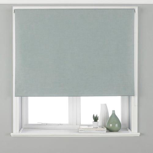 Essentials Twilight Thermal Blackout Roller Blind in Duck Egg