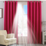 Twilight Thermal Blackout Eyelet Curtains Pink