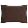 Plain Brown Cushions - Effron Washed Velvet Cushion Cover Brown furn.