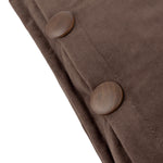 Plain Brown Cushions - Effron Washed Velvet Cushion Cover Brown furn.