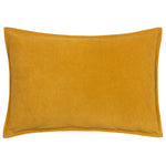 Plain Gold Cushions - Effron Washed Velvet Cushion Cover Gold furn.