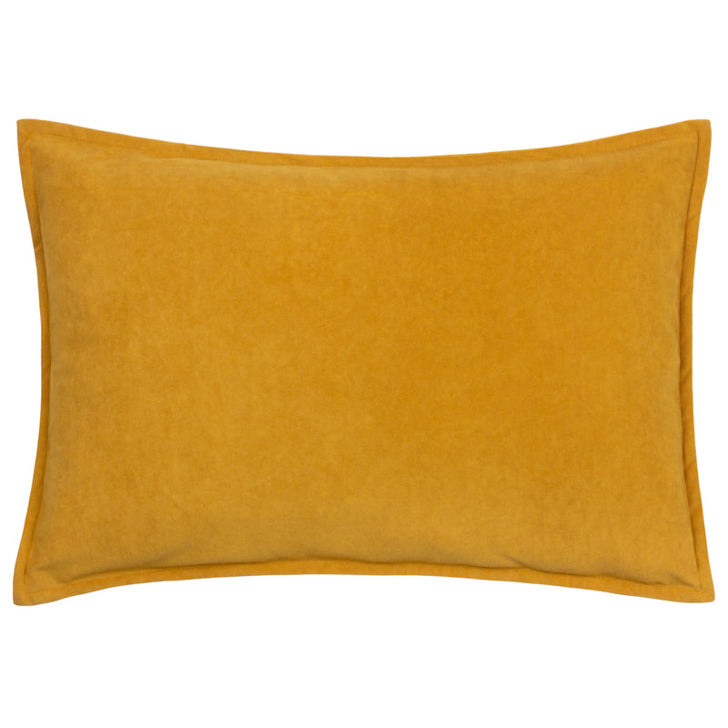 Plain Gold Cushions - Effron Washed Velvet Cushion Cover Gold furn.