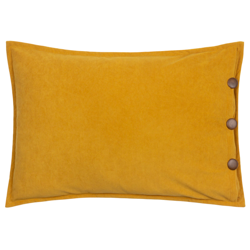 Plain Gold Cushions - Effron Washed Velvet Cushion Cover Gold furn.