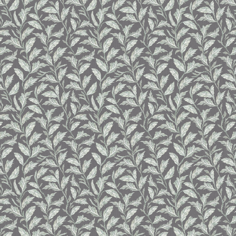 Voyage Maison Eildon Printed Cotton Fabric in Charcoal