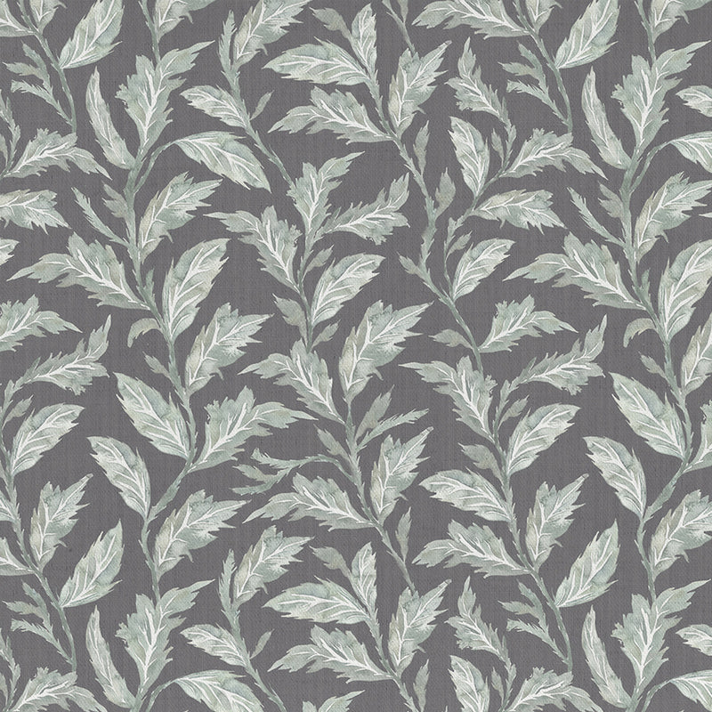 Eildon Printed Fabric Sample Swatch Charcoal