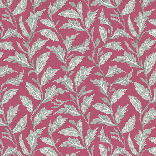 Voyage Maison Eildon Printed Cotton Fabric in Fuchsia