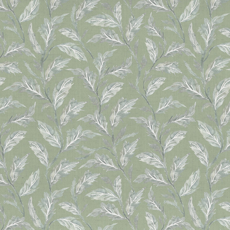 Eildon Printed Fabric Sample Swatch Moss