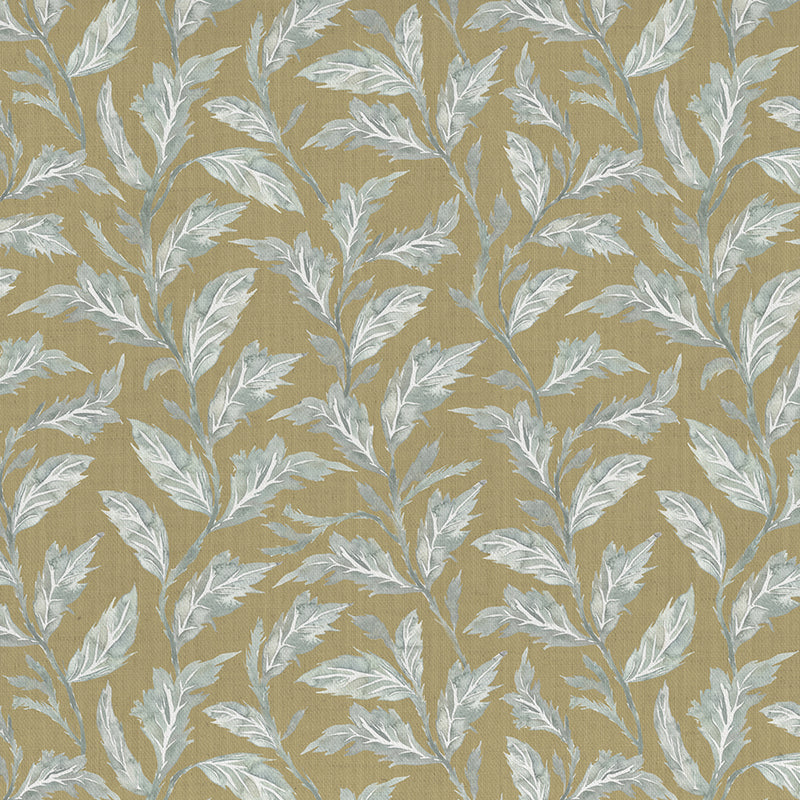 Eildon Printed Fabric Sample Swatch Mustard