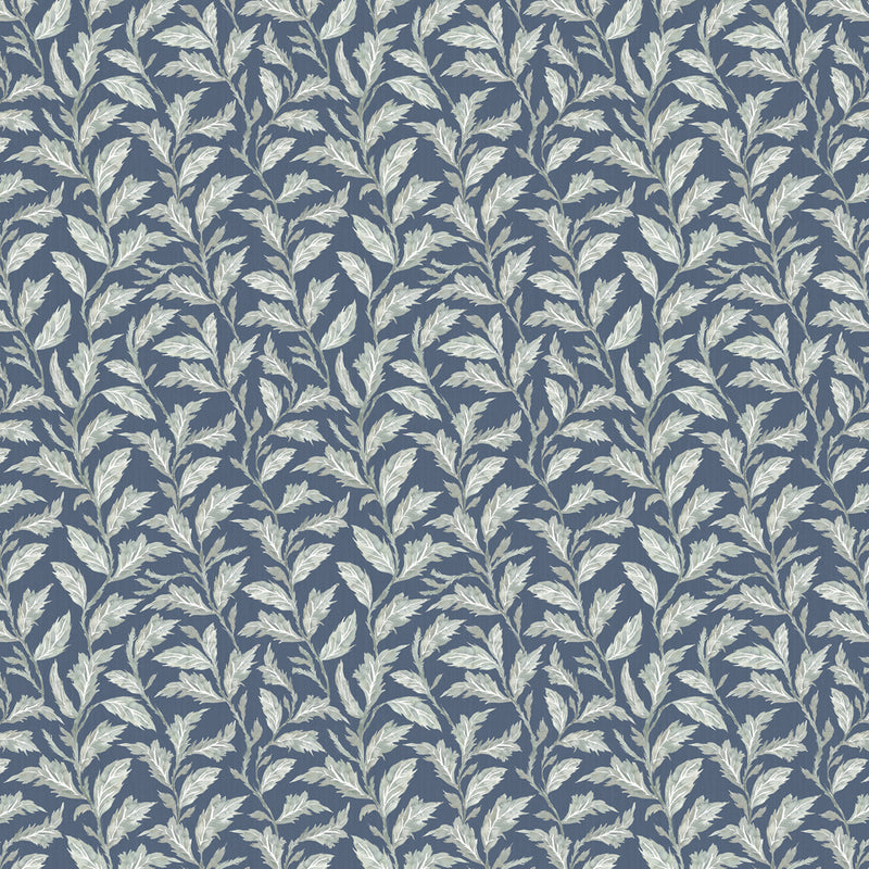 Voyage Maison Eildon Printed Cotton Fabric in Navy