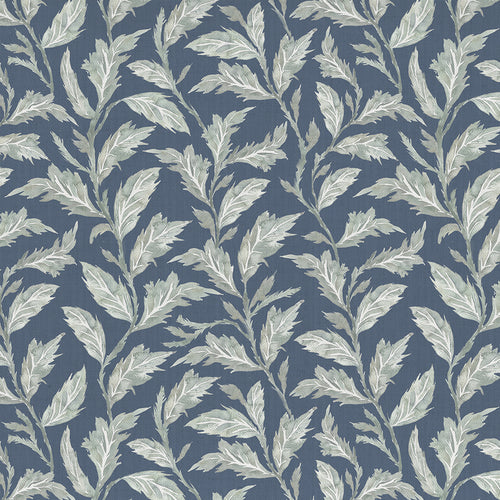 Voyage Maison Eildon Printed Cotton Fabric in Navy