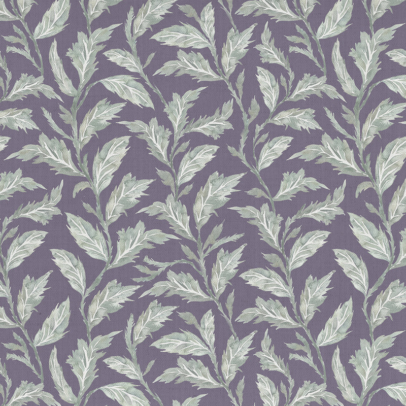 Eildon Printed Fabric Sample Swatch Violet