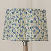 Floral Blue Lighting - Elai Pleated Scalloped Lamp Shade Denim Voyage Maison