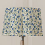 Floral Blue Lighting - Elai Pleated Scalloped Lamp Shade Denim Voyage Maison