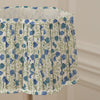 Floral Blue Lighting - Elai Pleated Scalloped Lamp Shade Denim Voyage Maison