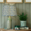 Floral Blue Lighting - Elai Pleated Scalloped Lamp Shade Denim Voyage Maison