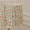 Floral Orange Lighting - Elai Pleated Scalloped Lamp Shade Terracotta Voyage Maison